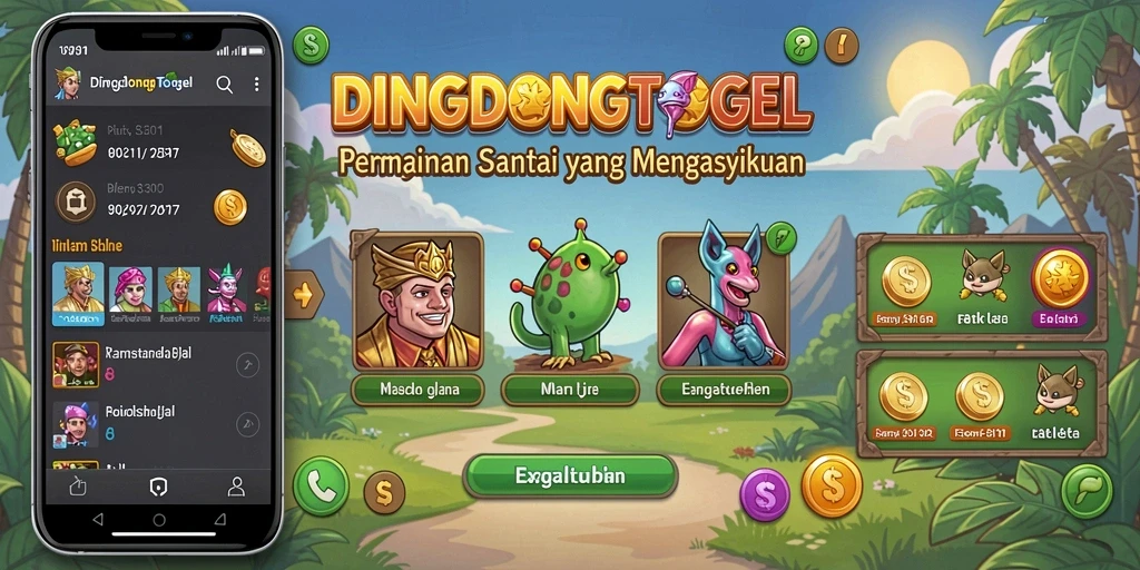 Tampilan gameplay DINGDONGTOGEL yang mengasyikkan dan menghibur.