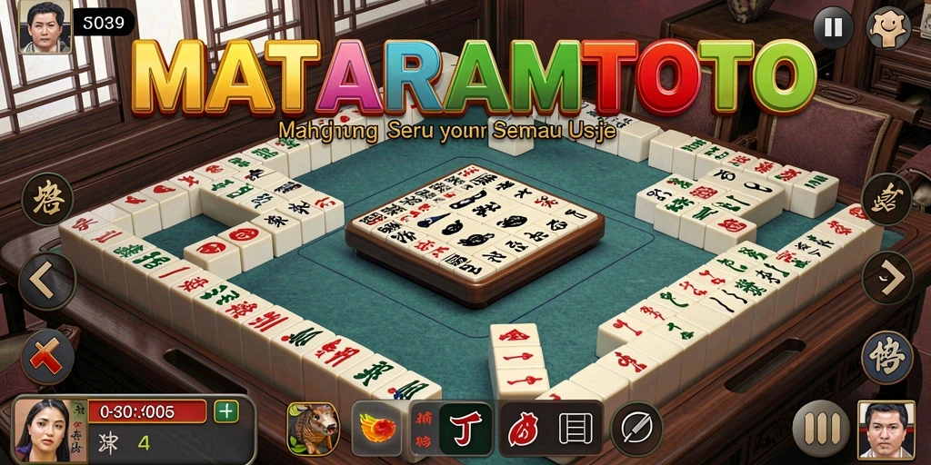 Tangkapan layar menunjukkan aksi seru permainan Mahjong.
