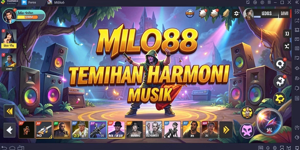 Tampilan seru gameplay <strong>MILO88</strong> yang interaktif dan penuh warna.