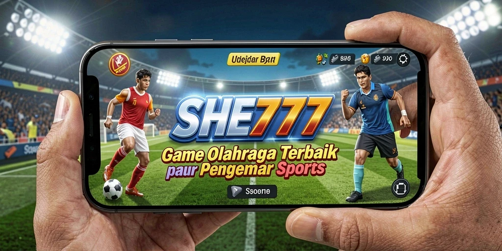 Gambar menampilkan aksi seru dalam game olahraga SHE777.