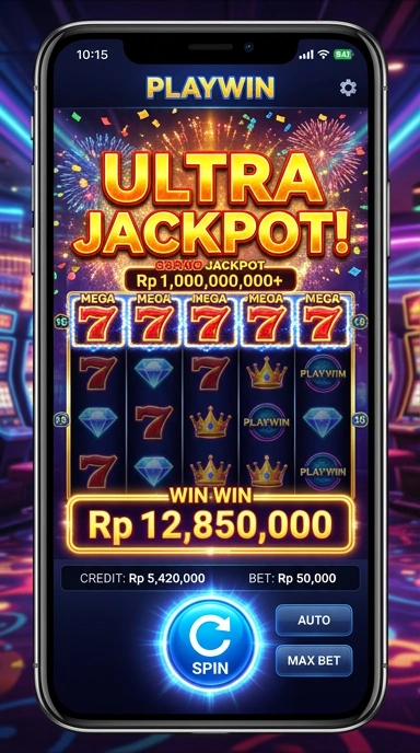 Screenshot dari kategori aplikasi di playwin.